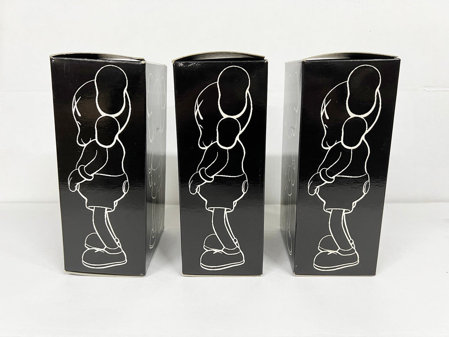 KAWS - Companion Hectic Set of 3 Brown, Black, Grey 1999