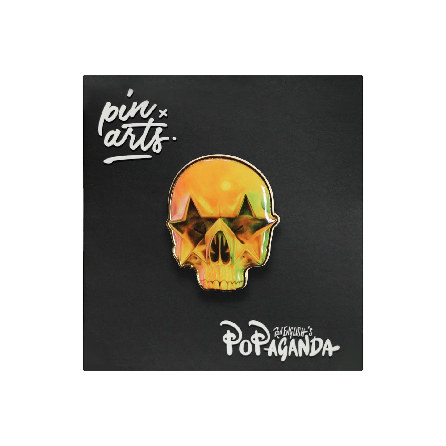 Ron English - Star Skull Enamel Pin