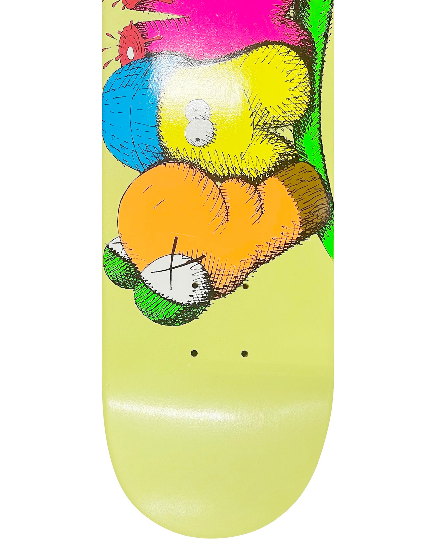 KAWS - "Fake" Yellow Skateboard Deck, 2007