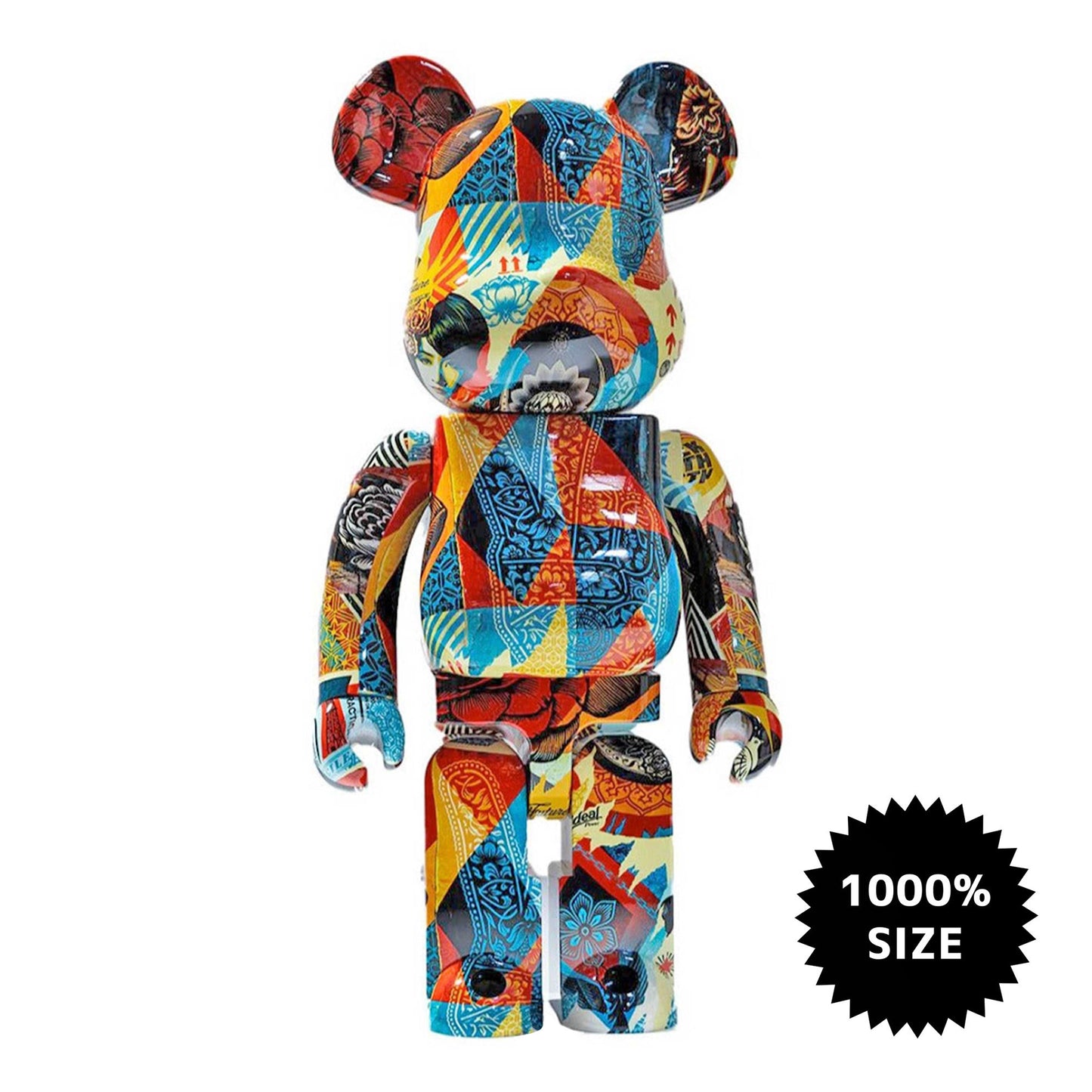 MEDICOM TOY: BE@RBRICK - Shepard Fairey DCON 2023 1000%