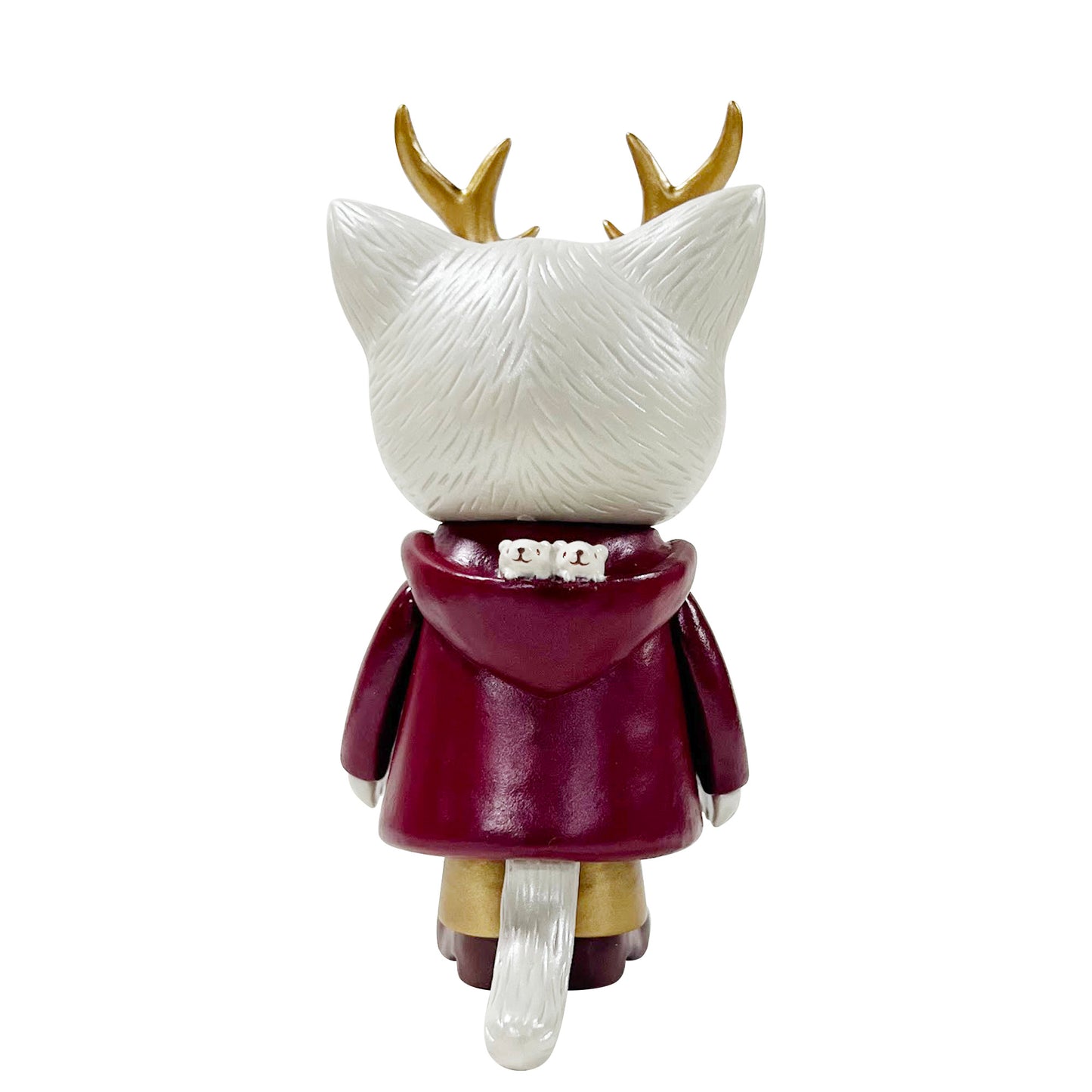 Kaori Hinata - Morris The Cat with Antlers Burgundy Figure