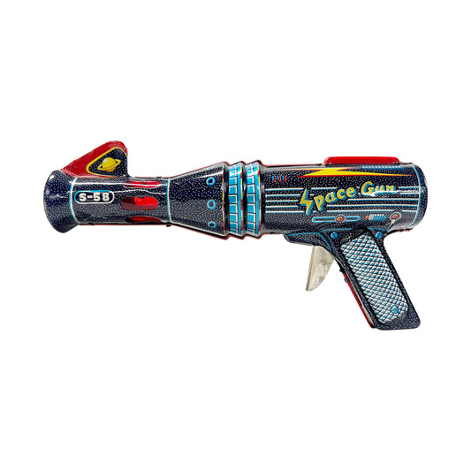 Mechanical Space Rocket Pistol 9" Made in Japan