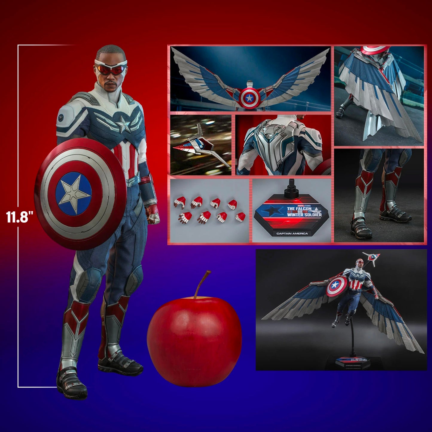 Hot Toys x Sideshow Collectibles: Marvel - Captain America Sixth Scale Figure