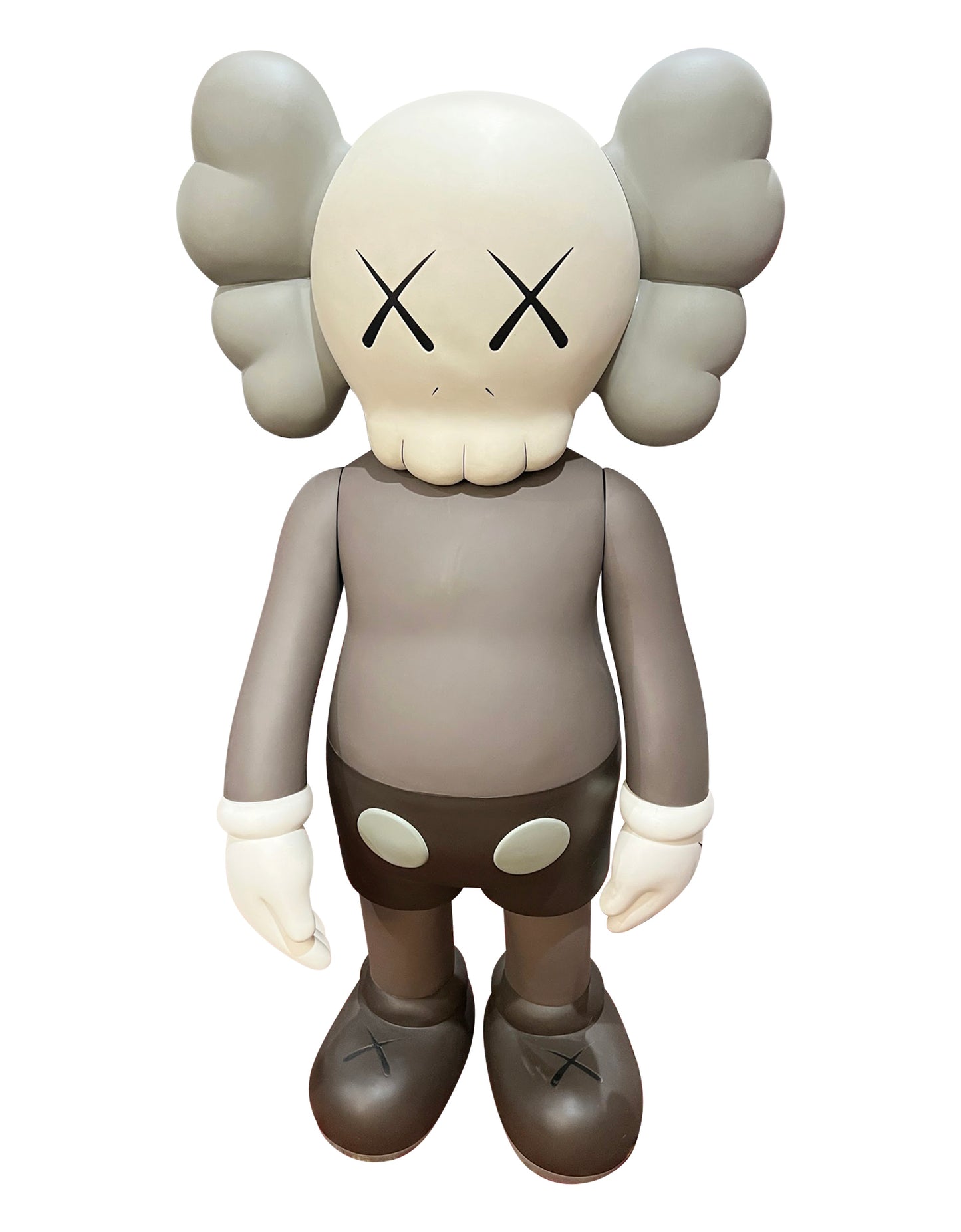 KAWS - Regular Companion Brown 4 Foot Statue, 2007