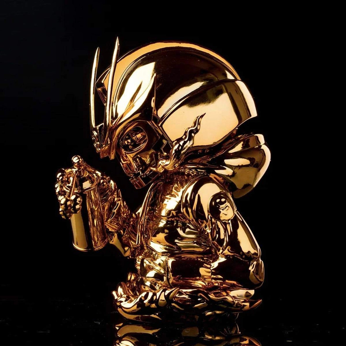 Quiccs x Martian Toys - TEQ63 Ravager God Mode Gold Chrome Hidden Fortress Exclusive