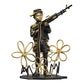 Mighty Jaxx: Brandalised - Crayon Shooter (La Gold Edition) 10" Tall Polystone Statue