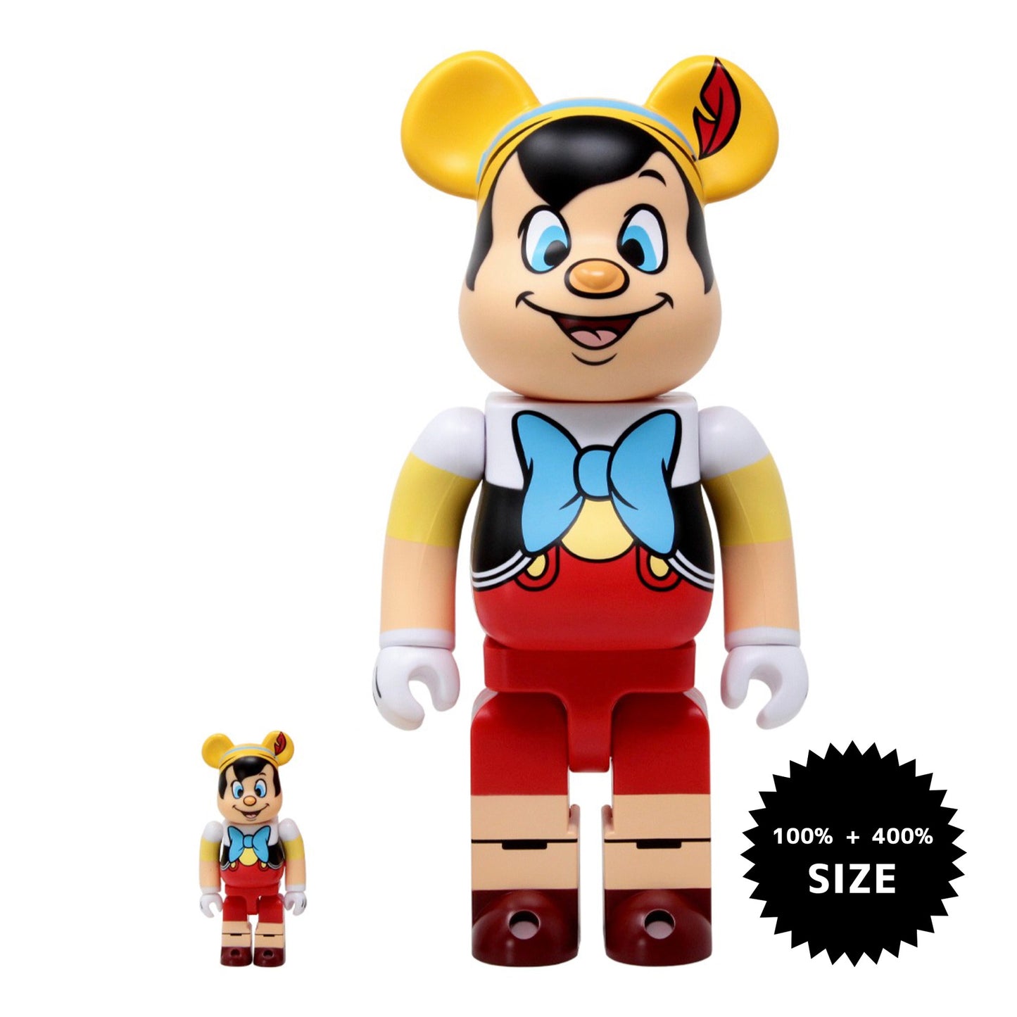 MEDICOM TOY: BE@RBRICK - Pinocchio 100% & 400%