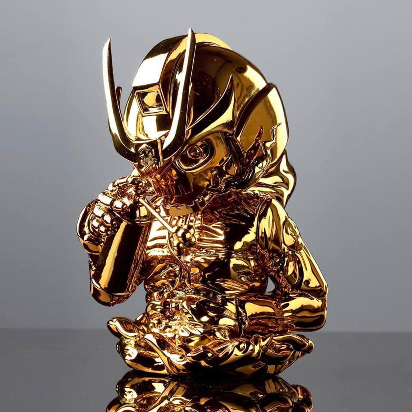 Quiccs x Martian Toys - TEQ63 Ravager God Mode Gold Chrome Hidden Fortress Exclusive