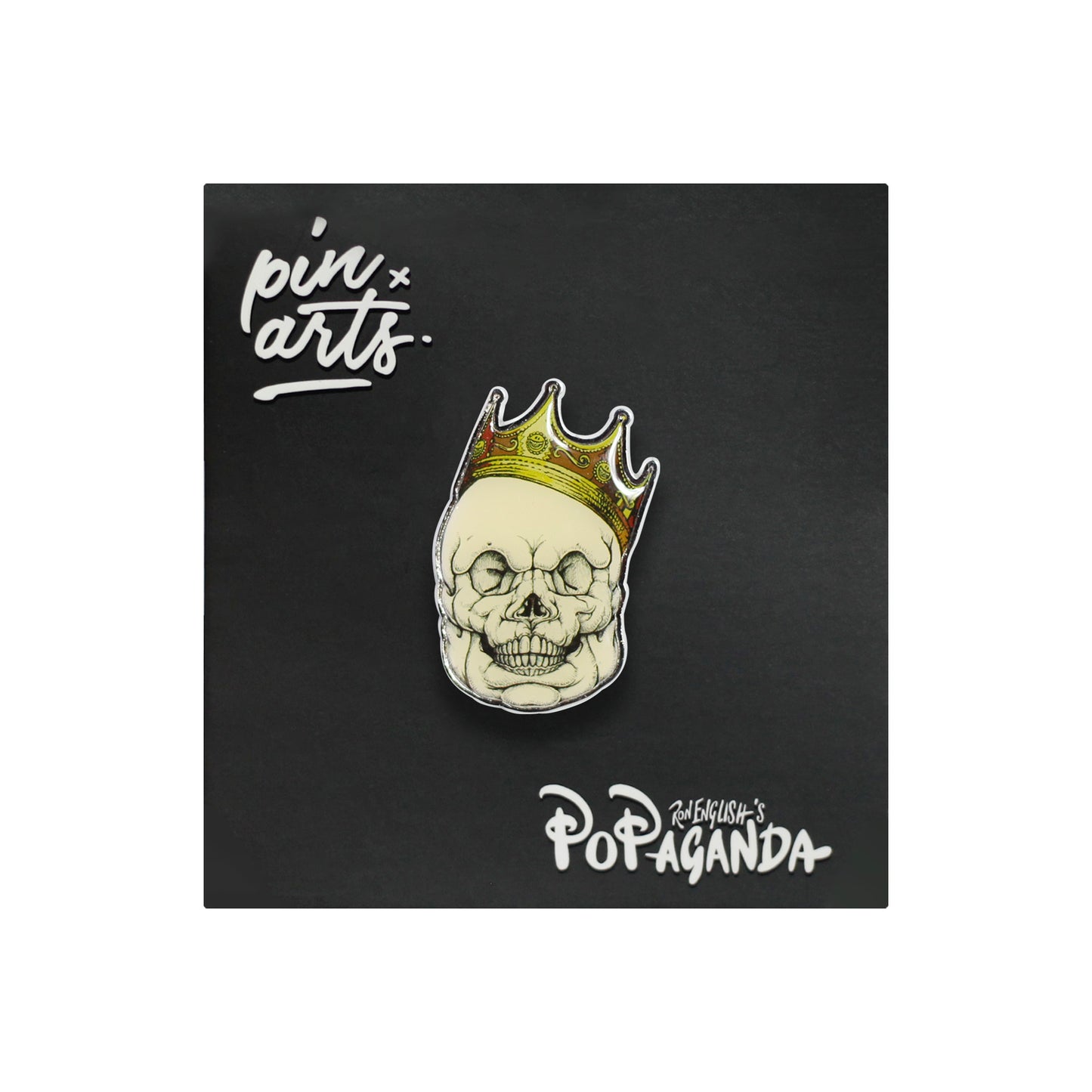 Ron English - Biggie Crown Enamel Pin