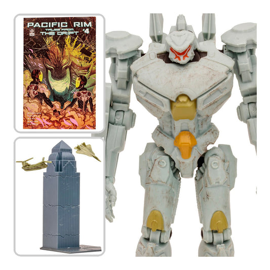 McFarlane Toys: Pacific Rim - Jaeger Wave 1 Striker Eureka 4" Tall Action Figure with Comic Book