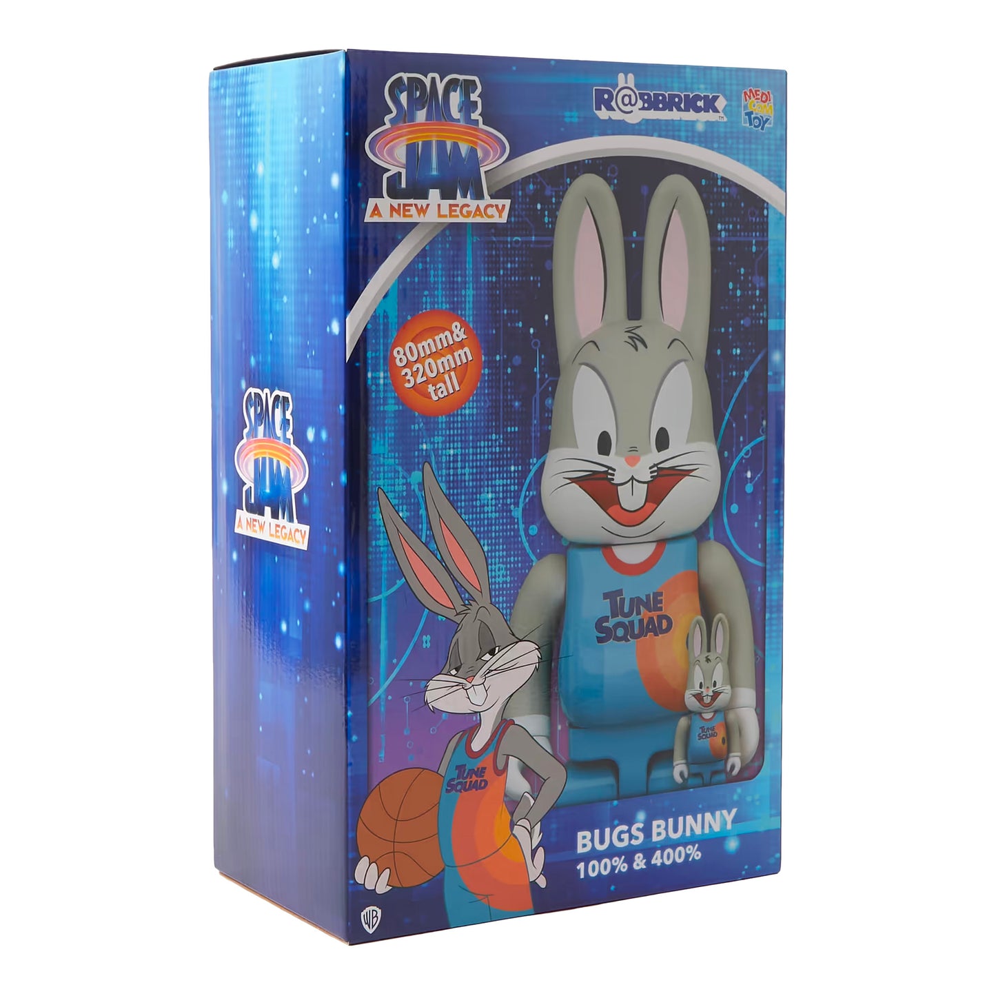 MEDICOM TOY: BE@RBRICK - Space Jam: A New Legacy Bugs Bunny 100% & 400%