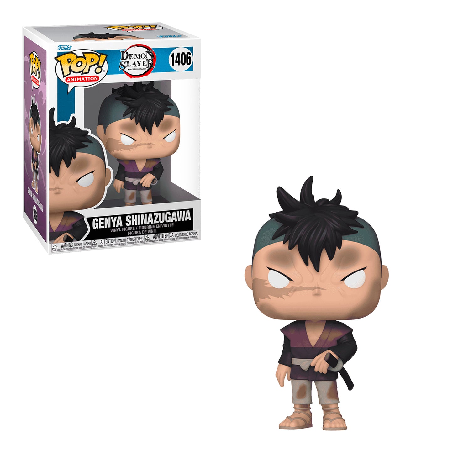 Funko Pop! Animation: Demon Slayer: Kimetsu No Yaiba - Genya Shinazugawa #1406