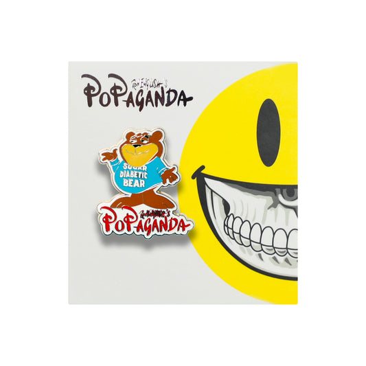 Ron English - Cereal Killers Minis Sugar Diabetic Bear Enamel Pin