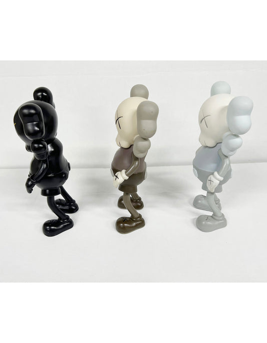 KAWS - Companion Hectic Set of 3 Brown, Black, Grey 1999