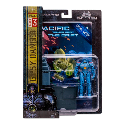 McFarlane Toys: Pacific Rim - Jaeger Wave 1 Gipsy Danger 4" Tall Action Figure with Comic Book