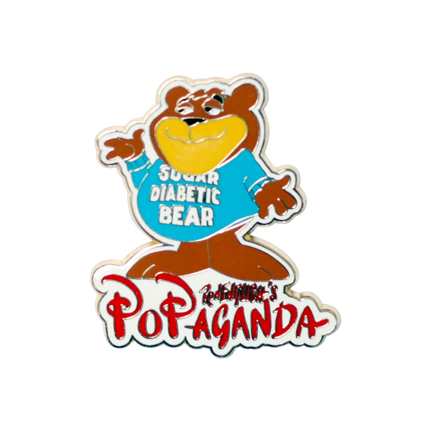 Ron English - Cereal Killers Minis Sugar Diabetic Bear Enamel Pin