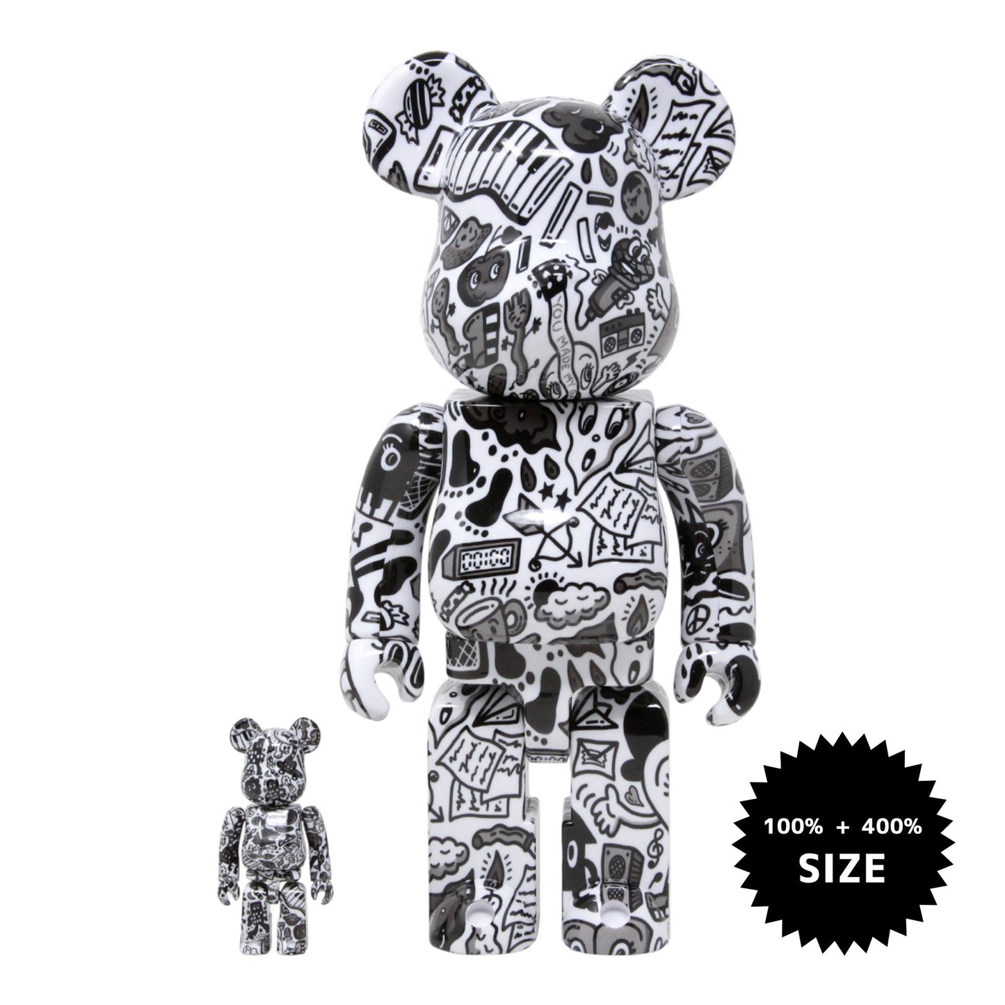 MEDICOM TOY: BE@RBRICK - Chocomoo 100% & 400%