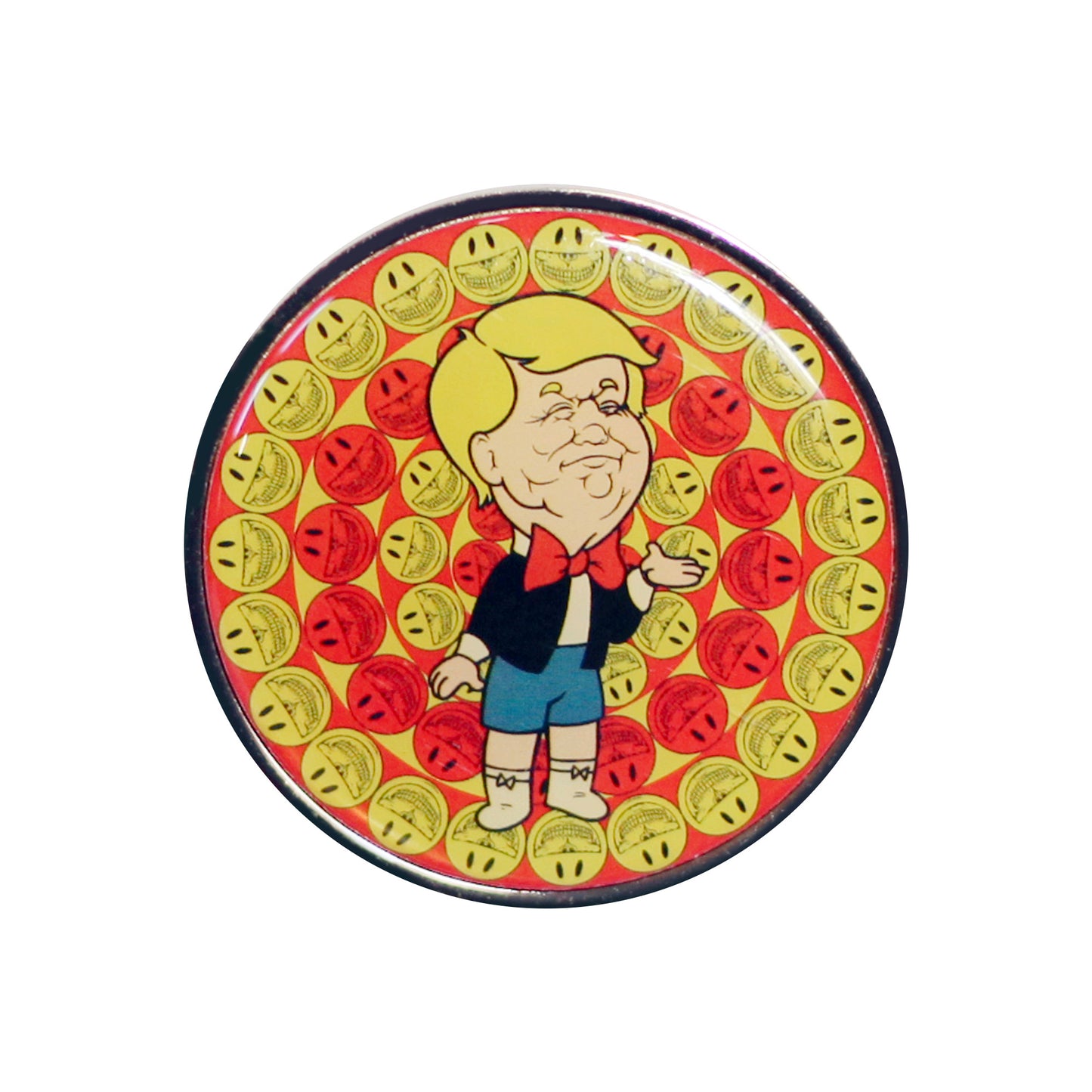 Ron English - Donald T. Rich Enamel Pin