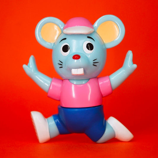 Pointless Island x Awesome Toy - Little Blue Mouse PE Class Edition Sofubi Figure