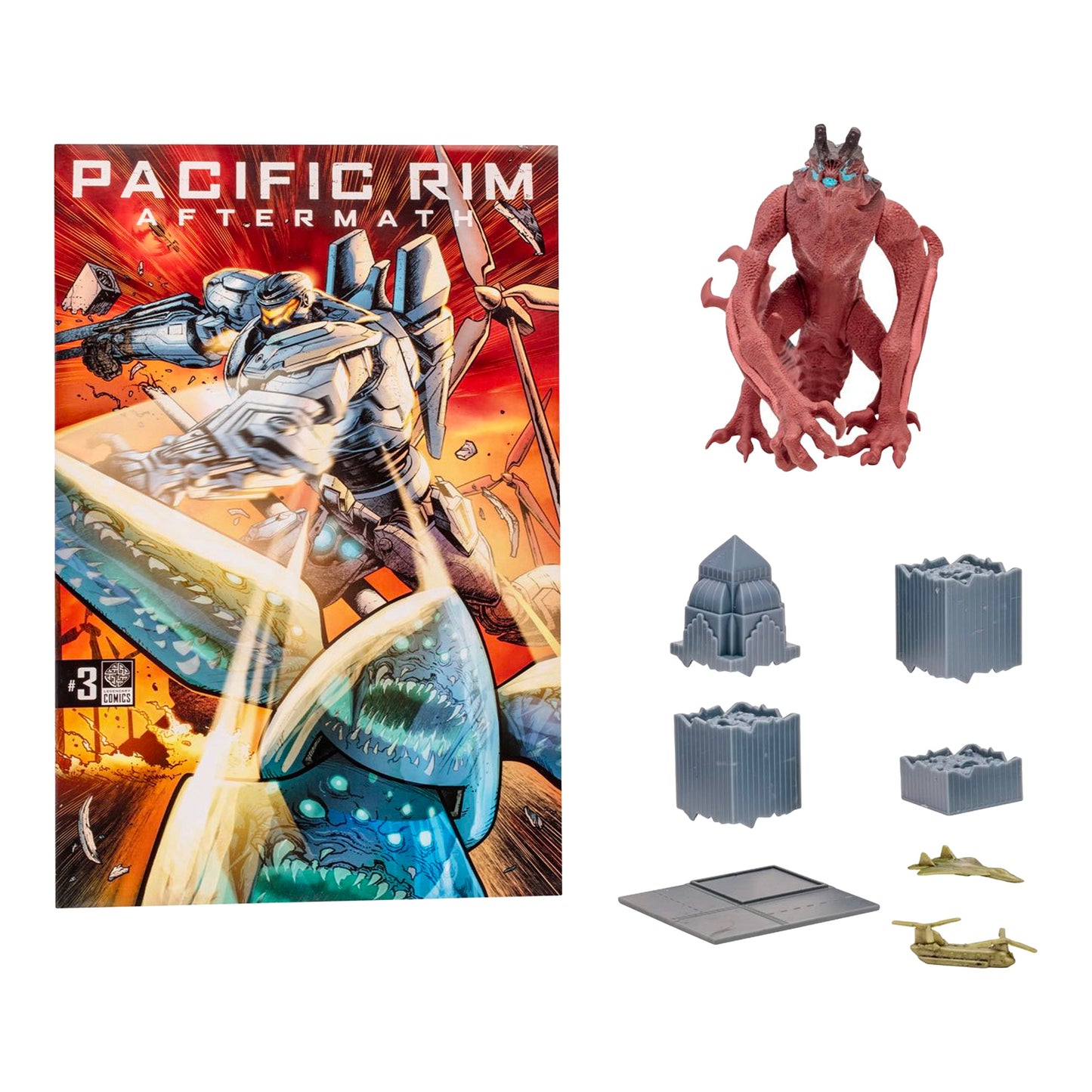 McFarlane Toys: Pacific Rim - Kaiju Wave 1 Otachi 4" Tall Action Figure with Comic Book