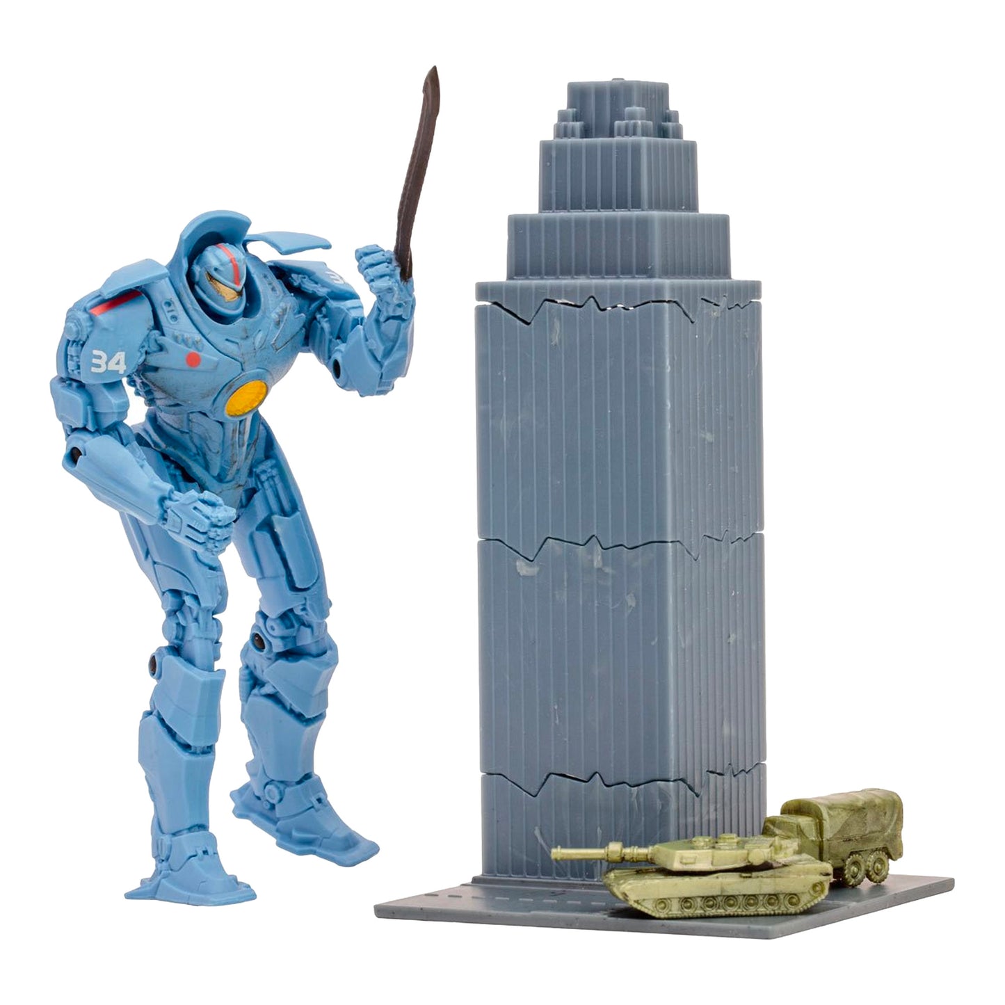 McFarlane Toys: Pacific Rim - Jaeger Wave 1 Gipsy Danger 4" Tall Action Figure with Comic Book