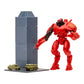 McFarlane Toys: Pacific Rim - Jaeger Wave 1 Crimson Typhoon 4" Tall Action Figure with Comic Book