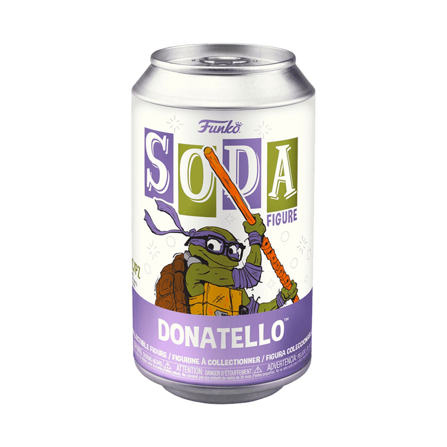 Funko Vinyl SODA: TMNT Mutant Mayhem Donatello Limited Edition (1 in 6 Chance at Chase)