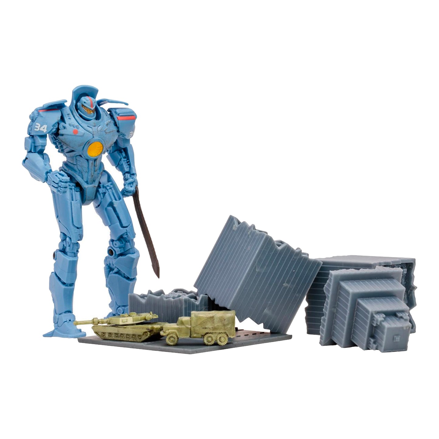 McFarlane Toys: Pacific Rim - Jaeger Wave 1 Gipsy Danger 4" Tall Action Figure with Comic Book