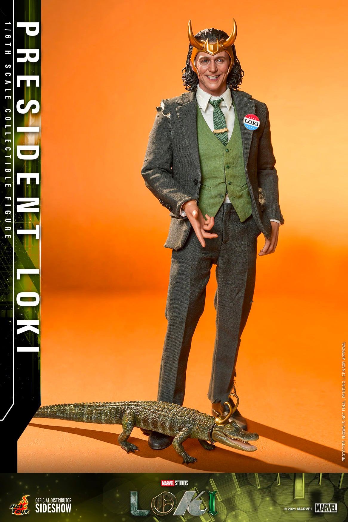 Hot Toys x Sideshow Collectibles: Marvel - President Loki Sixth Scale Figure