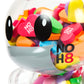 Kidrobot x NOH8: ALL <3 NOH8 Rainbow Clear Shell 8" Tall Dunny Art Figure