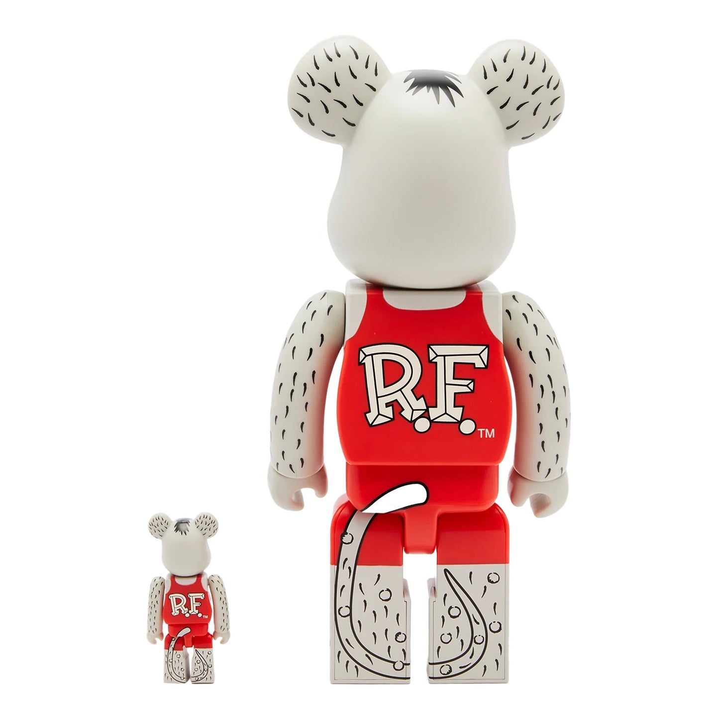 MEDICOM TOY: BE@RBRICK - Rat Fink Gray 100% & 400%