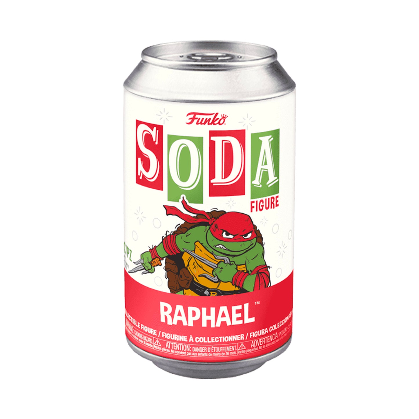 Funko Vinyl SODA: TMNT Mutant Mayhem Raphael Limited Edition (1 in 6 Chance at Chase)