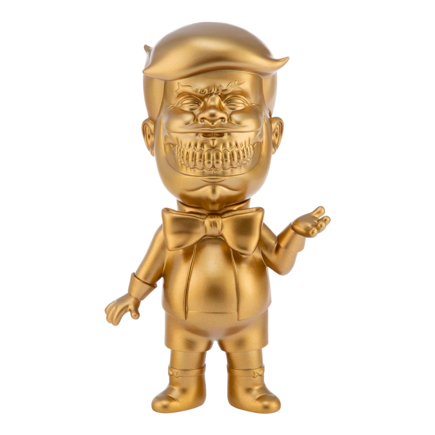 Ron English - Donald Trump Grin 12" Gold Vinyl Figure