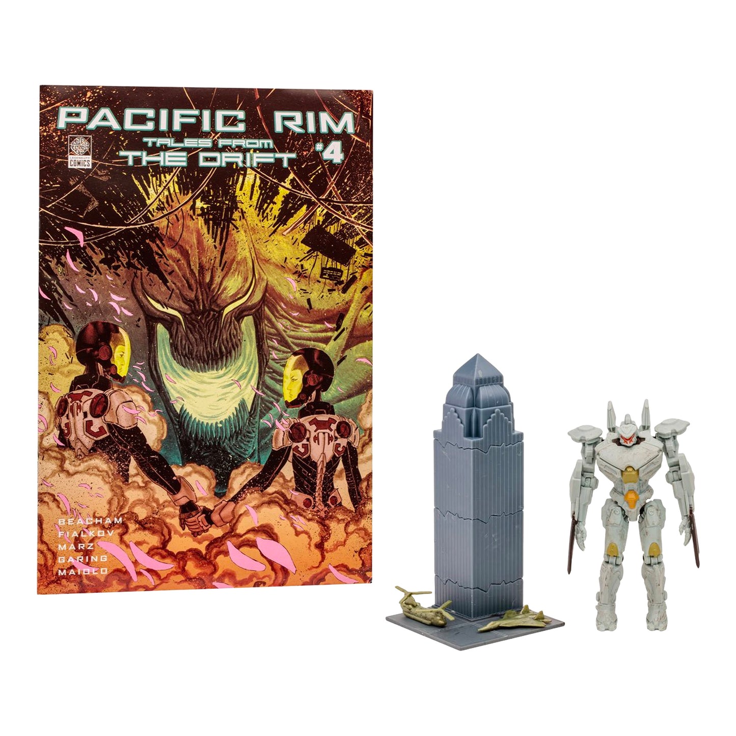 McFarlane Toys: Pacific Rim - Jaeger Wave 1 Striker Eureka 4" Tall Action Figure with Comic Book