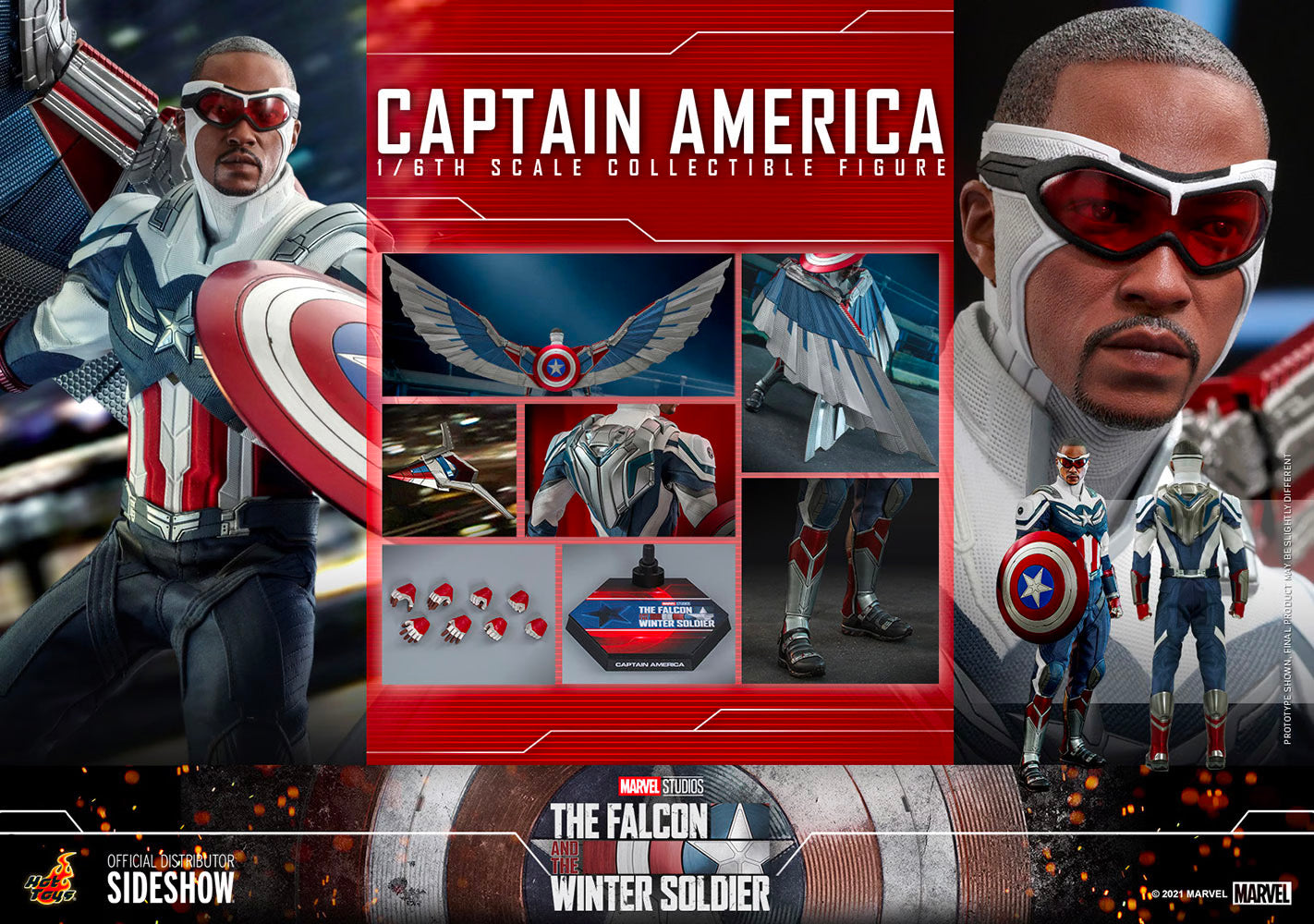 Hot Toys x Sideshow Collectibles: Marvel - Captain America Sixth Scale Figure