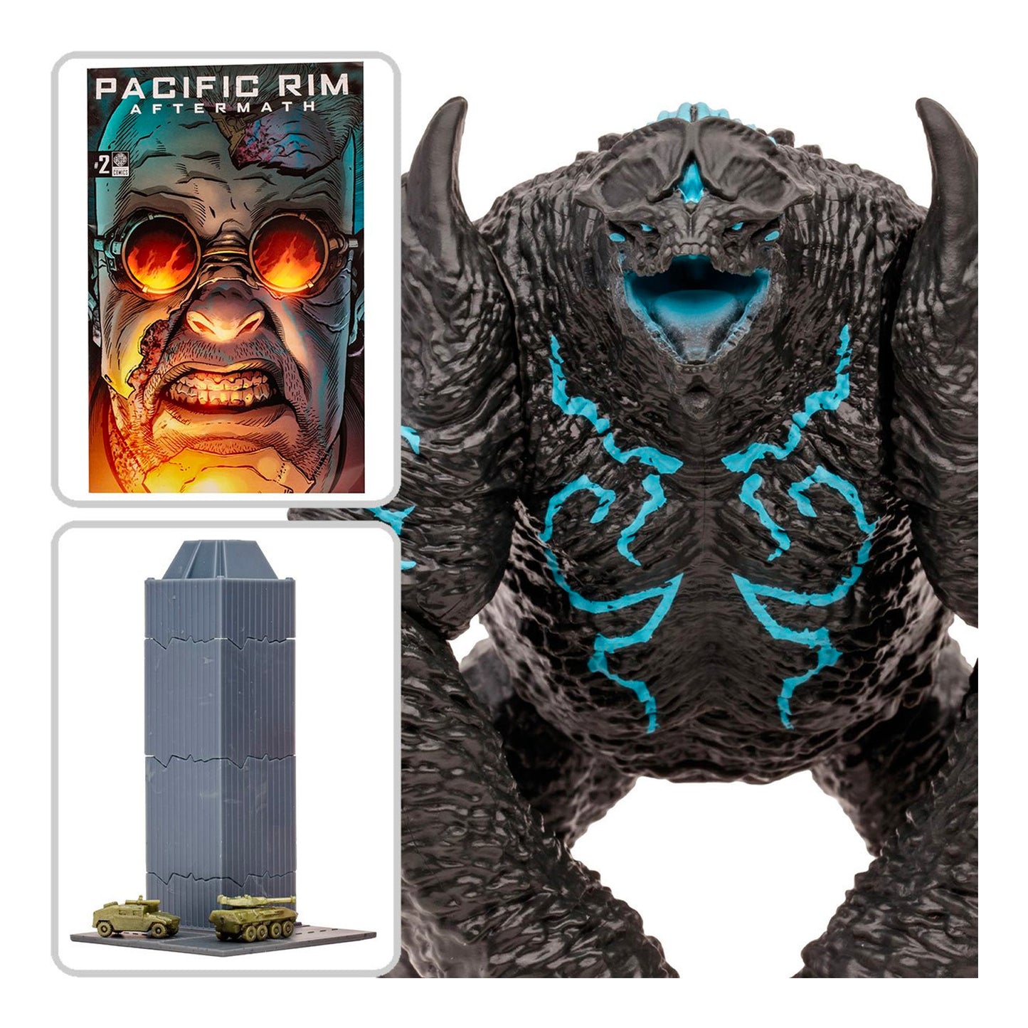 McFarlane Toys: Pacific Rim - Kaiju Wave 1 Leatherback 4" Tall Action Figure with Comic Book