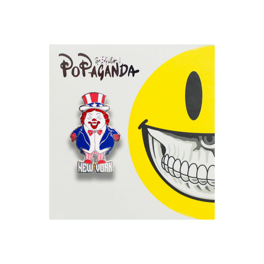 Ron English - MC Supersized New York Enamel Pin