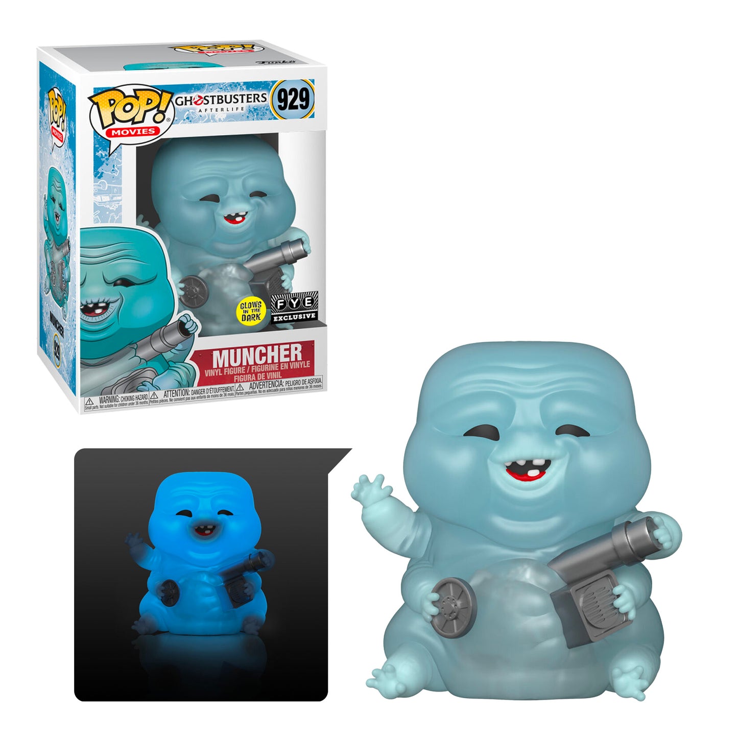 Funko Pop! Movies: Ghostbusters Afterlife - Muncher #929 Glow in the Dark FYE Exclusive