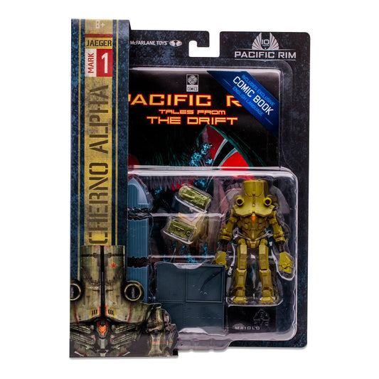 McFarlane Toys: Pacific Rim - Jaeger Wave 1 Cherno Alpha 4" Tall Action Figure with Comic Book