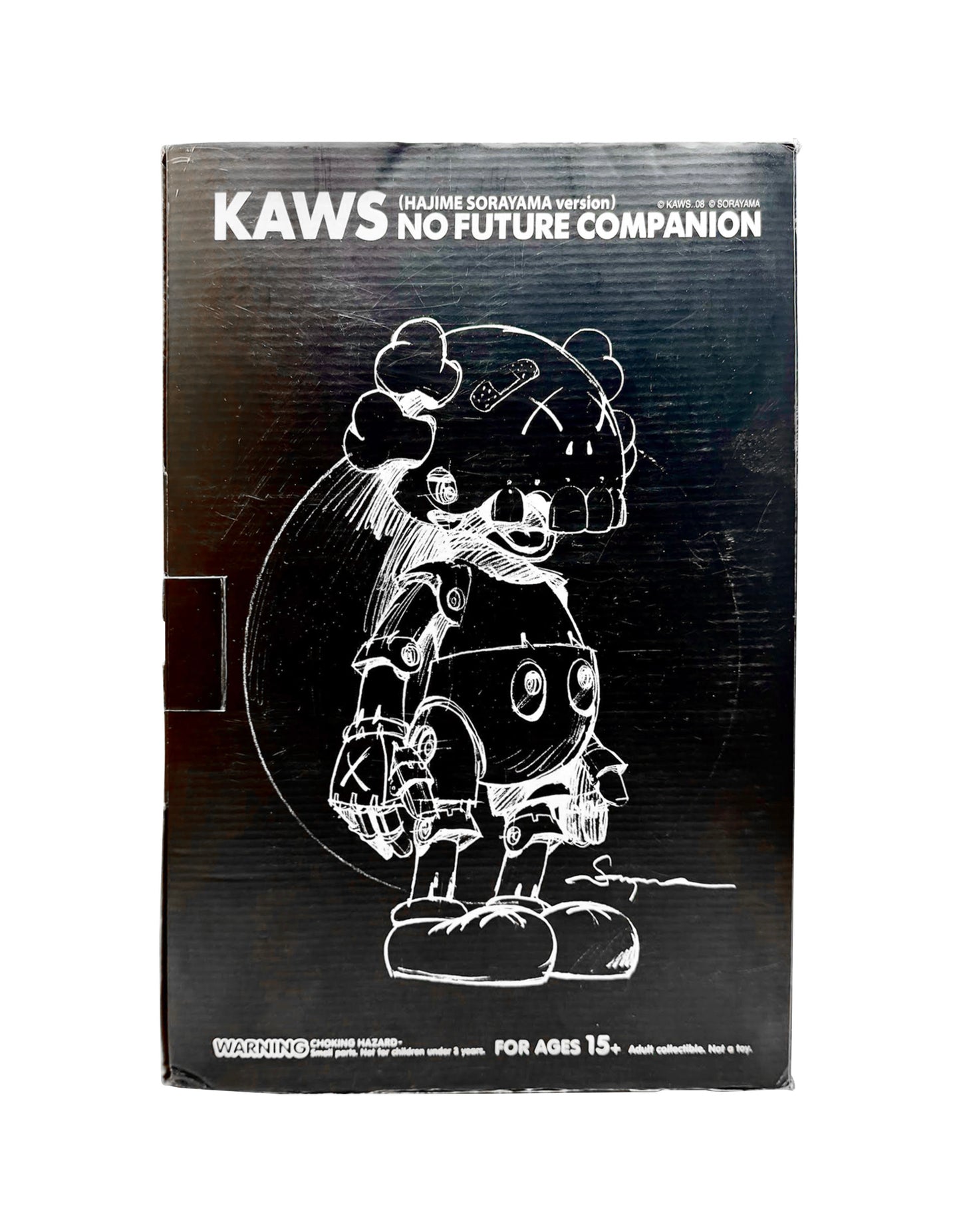 KAWS x Hajime Sorayama - No Future Companion (Black Chrome), 2008