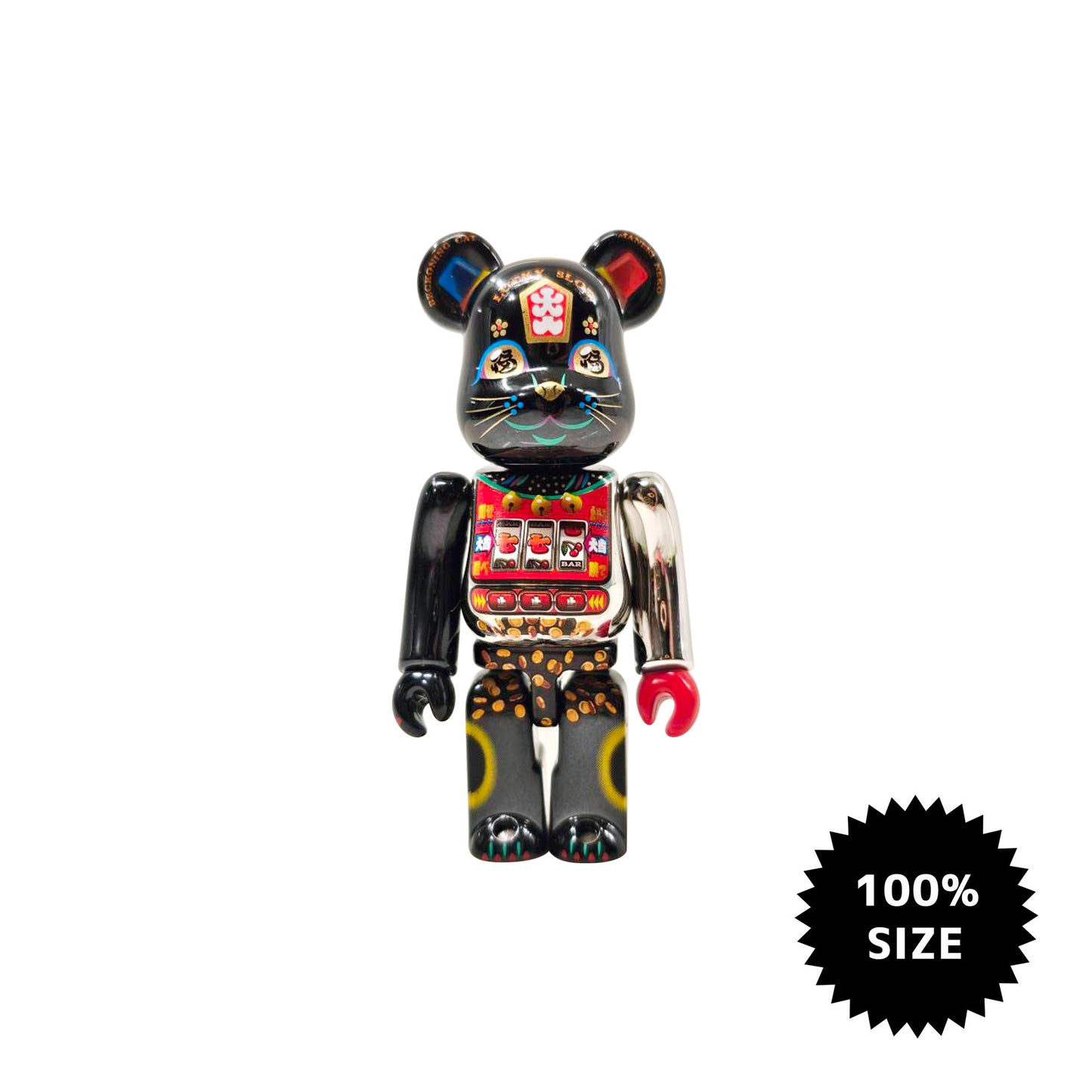 MEDICOM TOY: BE@RBRICK - Lucky Cat Jackpot 100% DCON 2024 Exclusive