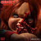 MEZCO TOYZ: MDS - Child's Play 3: Talking Pizza Face Chucky 15" Tall Figure