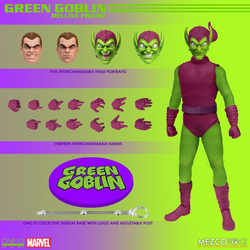 MEZCO TOYZ: One:12 Collective - Green Goblin Deluxe Edition