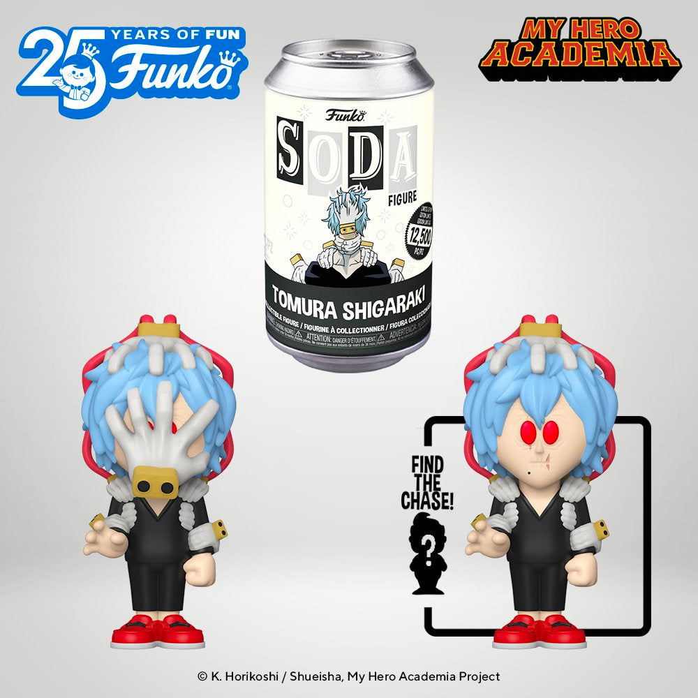 Funko Vinyl SODA: My Hero Academia - Tomura Shigaraki 12,500 Limited Edition (1 in 6 Chance at Chase)