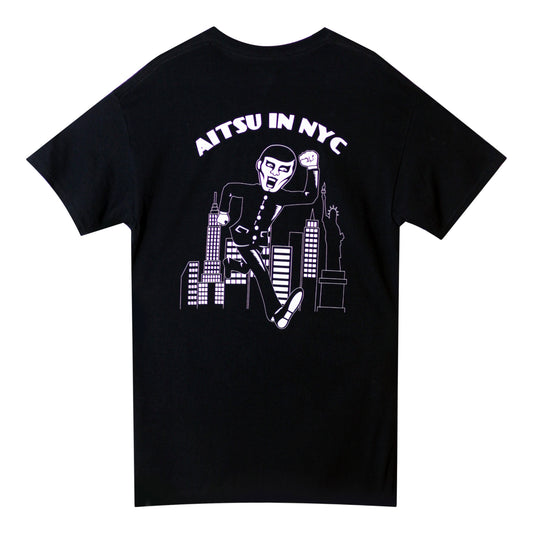 Punk Drunkers x Toy Tokyo - Aitsu in NYC Black T-Shirt