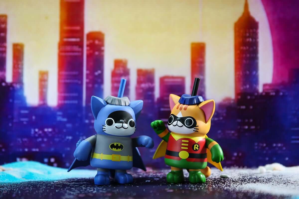 Soda Kats x Black Seed Toys x MINDstyle - DC Heroes And Villains Blind Box