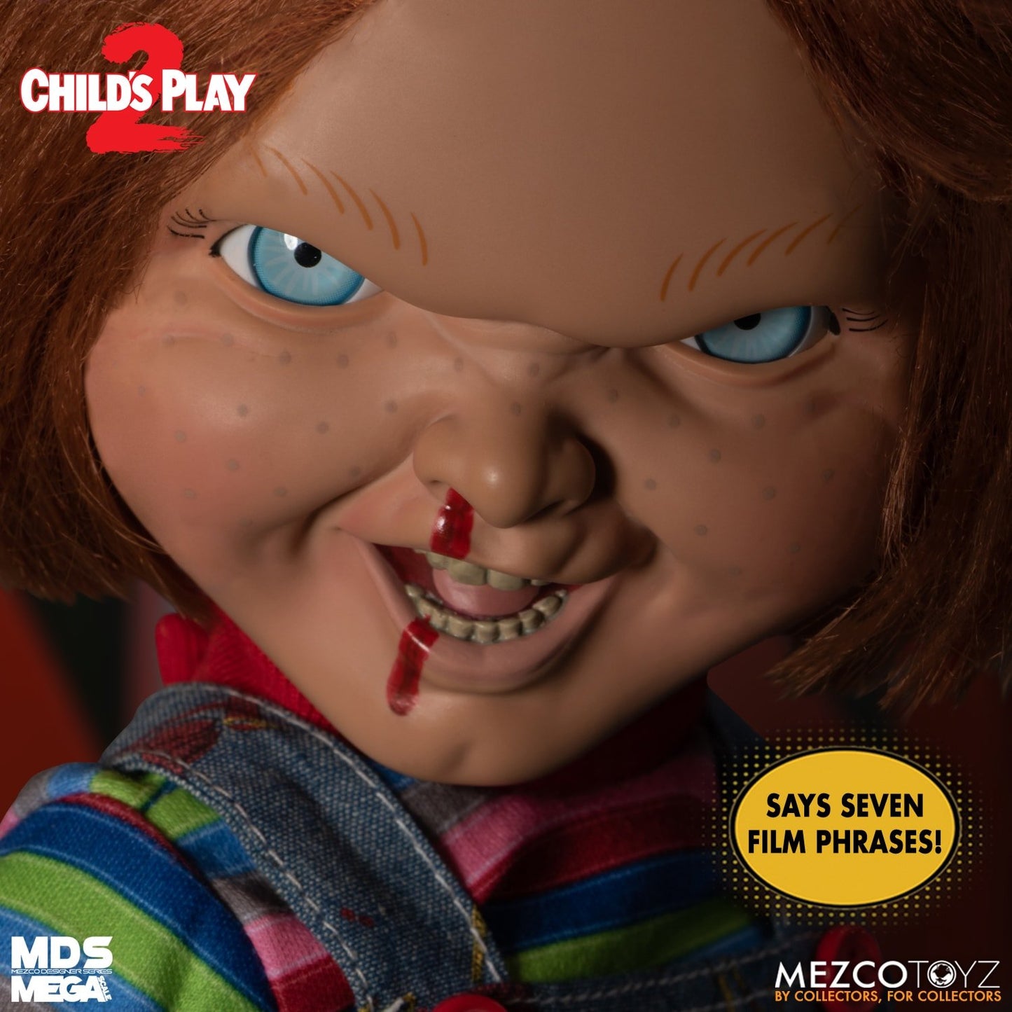 Mezco Toyz: MDS Mega Scale - Child's Play 2 Talking Menacing Chucky 15" Figure