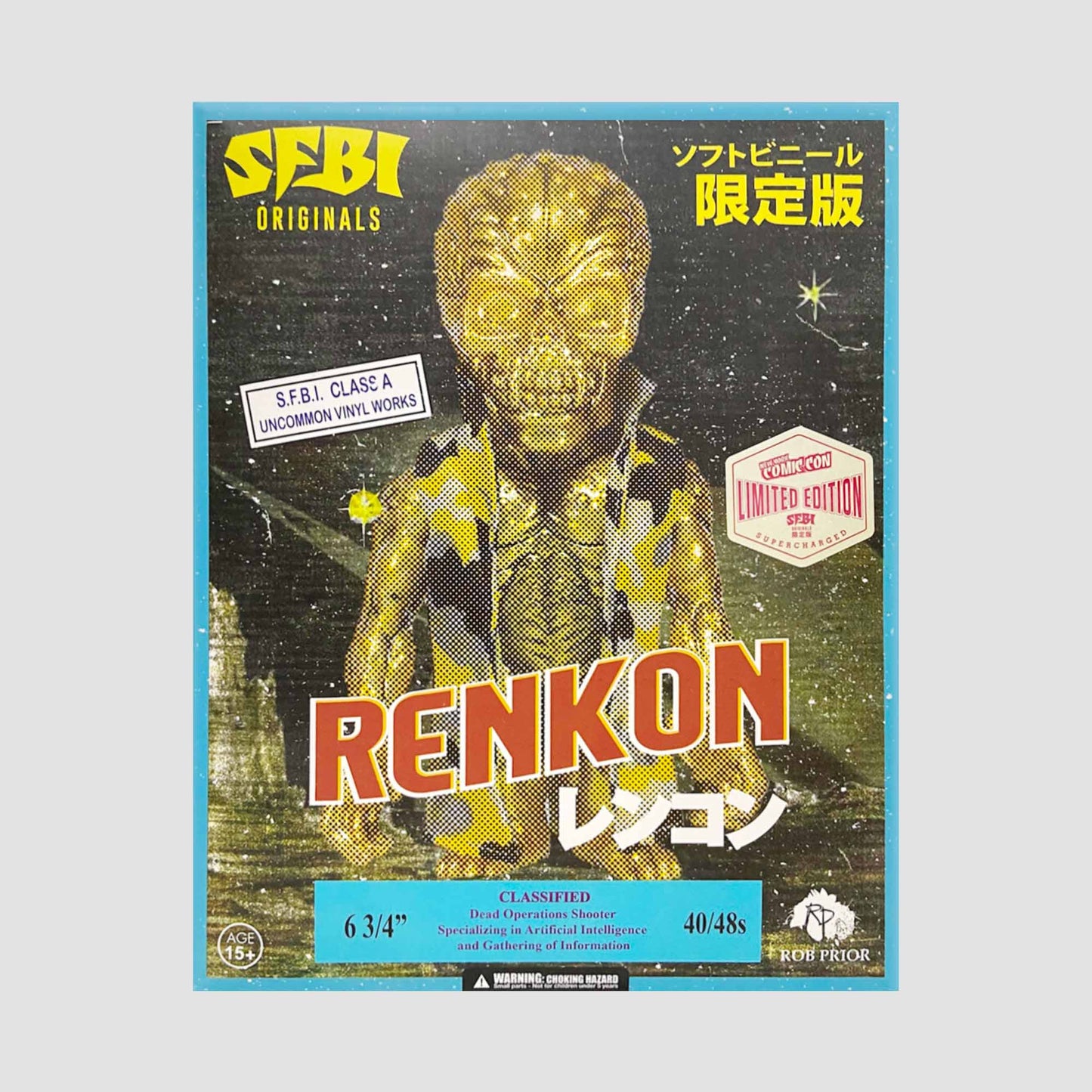 SFBI Originals x Rob Prior - Renkon 8" Tall Vinyl Figure