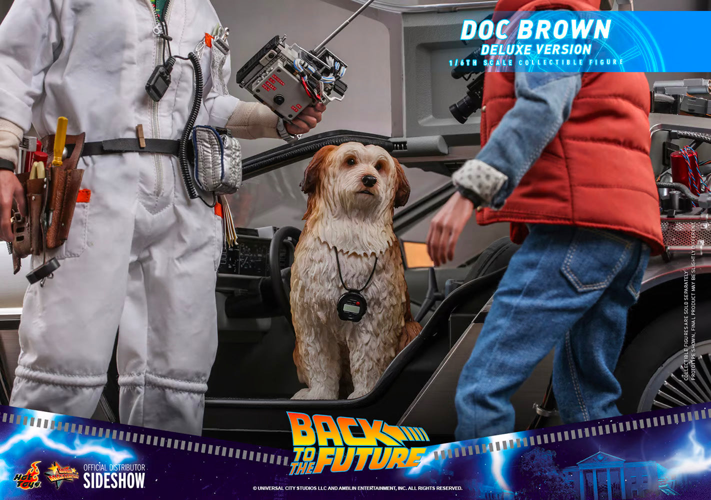 Hot Toys x Sideshow Collectibles: Back to the Future - Doc Brown (Deluxe Version) Sixth Scale Figure