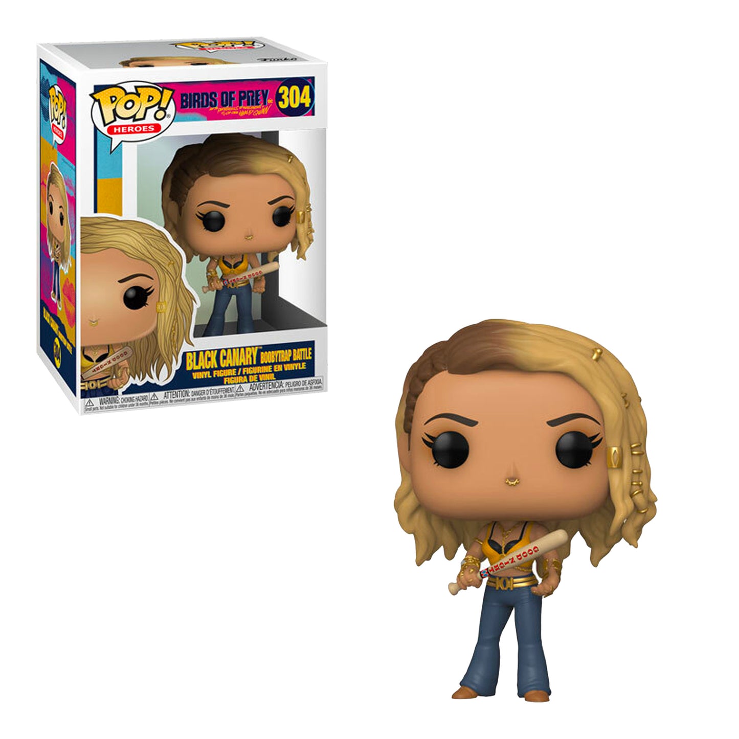 Funko Pop! Heroes: DC - Birds of Prey - Black Canary Boobytrap Battle #304